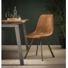 Chaise vintage en PU (lot de 4) Daryl