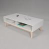 Table basse scandinave blanche Anders