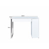 Bureau design en bois blanc mat Swanie