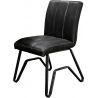 Lot de 2 chaises vintages en PU Tom