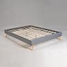 Lit adulte scandinave tissu Agnar