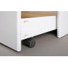 Lit banquette contemporain en pin massif Anais