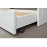 Lit banquette contemporain en pin massif Alesia