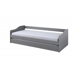 Lit banquette contemporain en pin massif Alesia