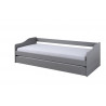 Lit banquette contemporain en pin massif Alesia