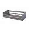 Lit banquette contemporain en pin massif Alesia