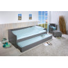 Lit banquette contemporain en pin massif Alesia