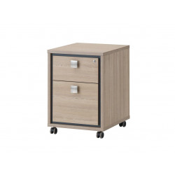 Caisson de bureau contemporain chêne clair Margaux I