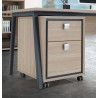 Caisson de bureau contemporain chêne clair Margaux I