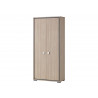 Armoire de bureau contemporaine H 212 cm chêne clair Margaux