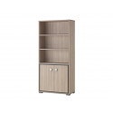 Armoire de bureau combinée contemporaine chêne clair Margaux