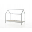 Lit cabane enfant style nature en pin massif Amanda
