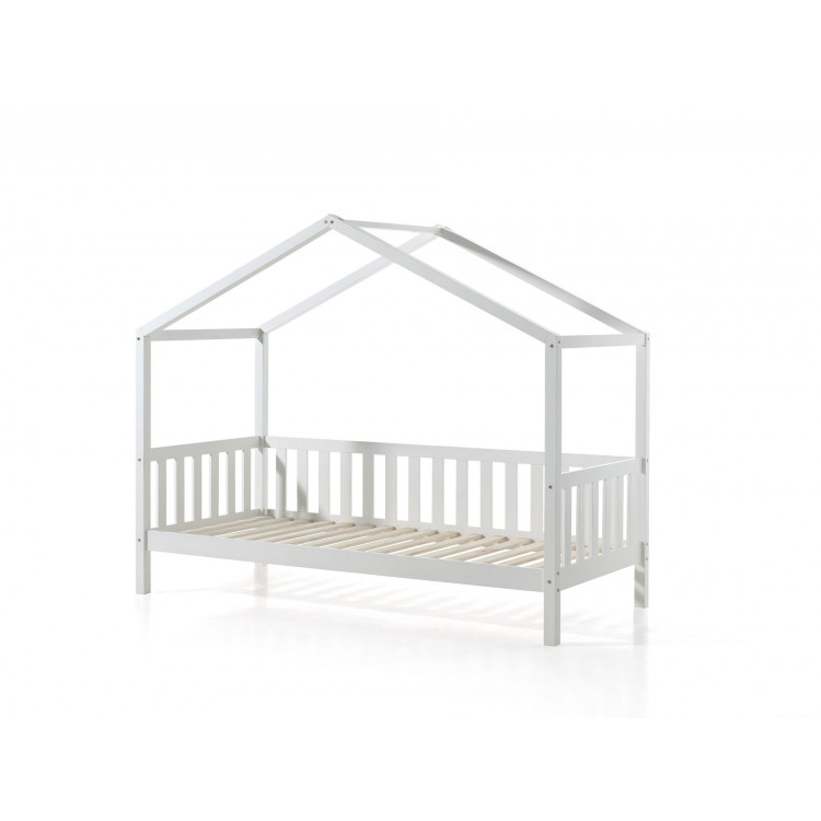 Lit cabane enfant style nature en pin massif Amanda I