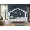 Lit cabane enfant style nature en pin massif Amanda I