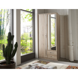 Armoire contemporaine 91 cm Mirza