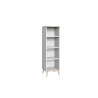 Bibliothèque enfant scandinave blanc/chêne Jessi