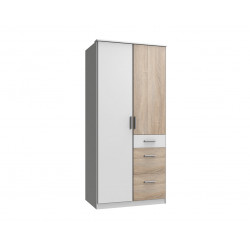 Armoire enfant contemporaine 91 cm Johane