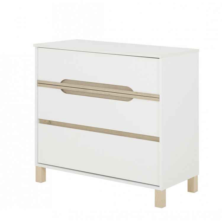 Commode enfant scandinave blanche Bérénice