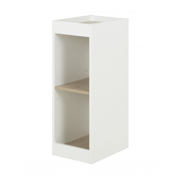 Etagère mobile scandinave blanche Bérénice