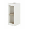 Etagère mobile scandinave blanche Bérénice