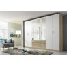 Armoire contemporaine 315 cm blanche Alban