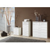 Meuble de rangement contemporain blanc Shella