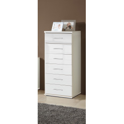 Chiffonnier contemporain blanc Shella