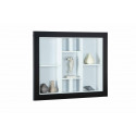 Vitrine murale moderne 89 cm blanc/noir Antonin