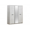 Armoire contemporaine 173 cm chêne blanc Curtis