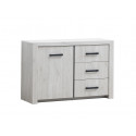 Commode contemporaine chêne blanc Curtis