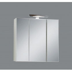 Armoire de toilette contemporaine blanche Nora