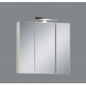 Armoire de toilette contemporaine blanche Nora