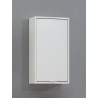 Meuble haut de salle de bain contemporain blanc Nora