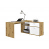 Bureau d'angle contemporain modulable Cheyenne