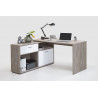 Bureau d'angle contemporain modulable Cheyenne