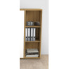 Etagère contemporaine H 124 cm chêne naturel Texas