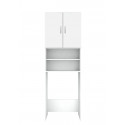 Meuble de rangement sanitaire contemporain blanc Adenia