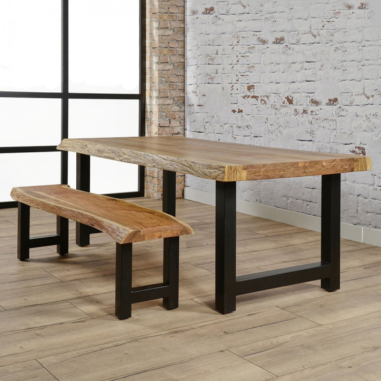 Banc De Cuisine En Bois Massif Roman Matelpro