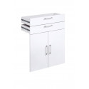 Jeu de 2 portes/2 tiroirs pour étagère 89 cm Macadamia