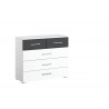 Commode contemporaine 5 tiroirs Marcia