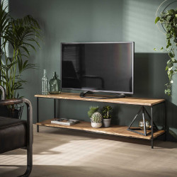 Meuble TV contemporain en bois Marjorie