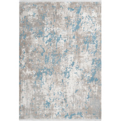 Tapis rayé avec franges vintage rectangle Opera