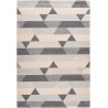 Tapis scandinave polypropylène rectangle graphique Modesto