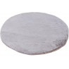 Tapis extra doux rond polyester uni Mistara