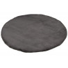 Tapis rond extra doux polyester uni Serena