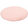 Tapis rond extra doux polyester uni Serena