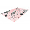 Tapis moderne multicolore rectangle en polyester floral Nash