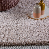 Tapis shaggy uni en polypropylène rectangle Alienor