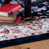 Tapis polyester style oriental rectangle à courtes mèches Azilal