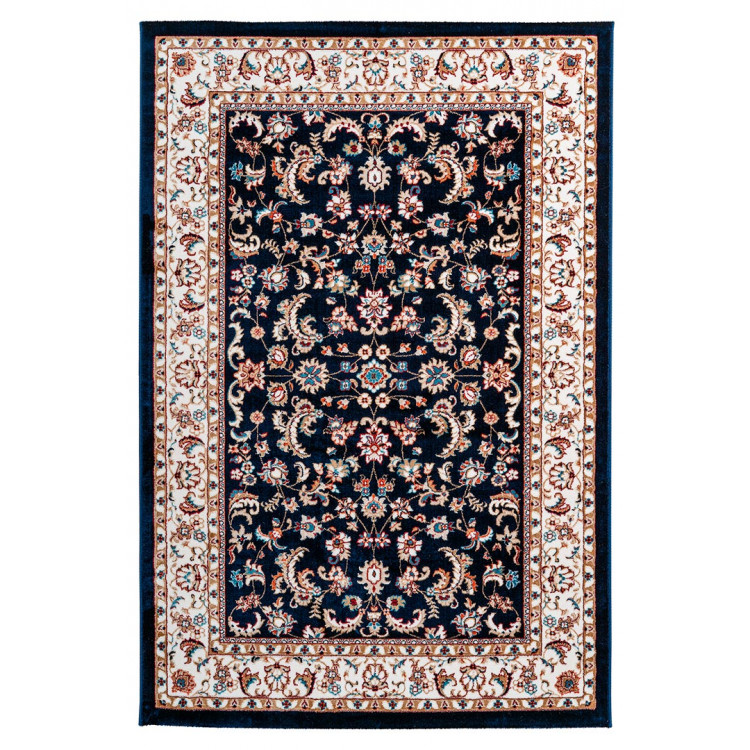Tapis polyester style oriental rectangle à courtes mèches Azilal